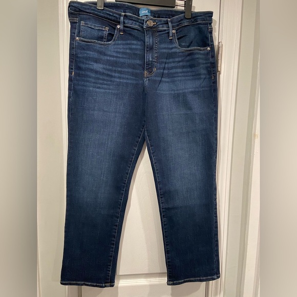 NWT JAG Size 18P Cassie Brisk Blue Mid Rise Slim Fit Straight Leg Jeans - Picture 1 of 13